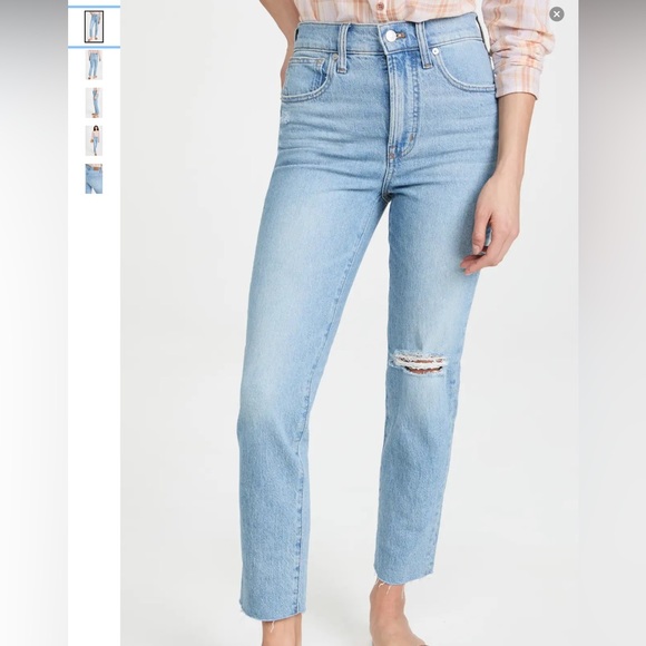 Madewell Denim - Madewell The Perfect Vintage Jeans Raw-Hem Edition Sz 26 EUC